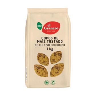 Copos tostado de maiz bio 1 kg. El Granero