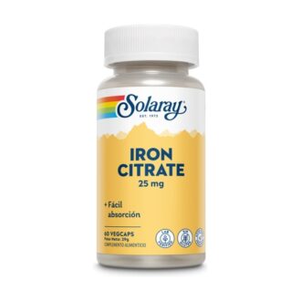 IRON 25 MG. - 60 CÁPSULAS VEGETALES SOLARAY