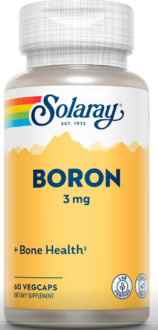 BORO CITRATO 500 MG- 60 CÁPSULAS VEGETALES SOLARAY