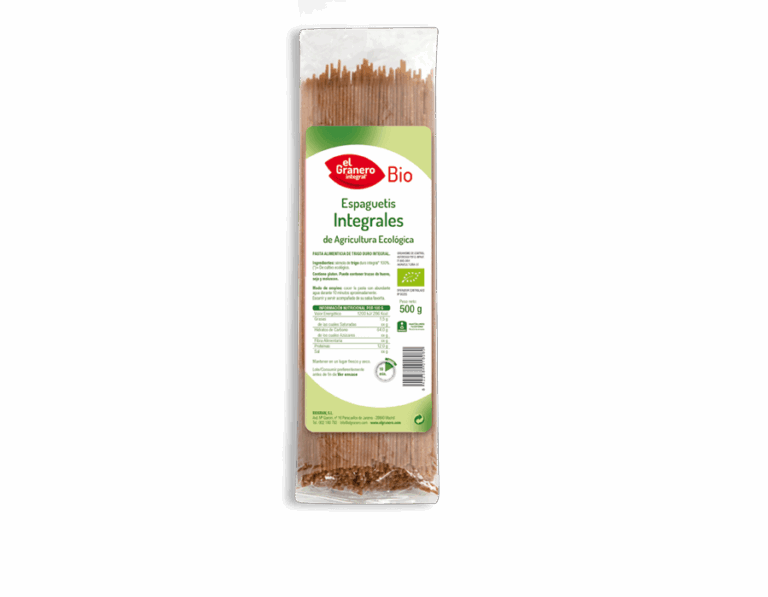Espaguetis Integrales Bio 500g El Granero