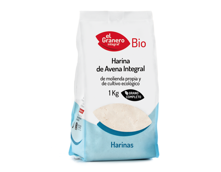 Harina Avena integral Bio 1kg El Granero