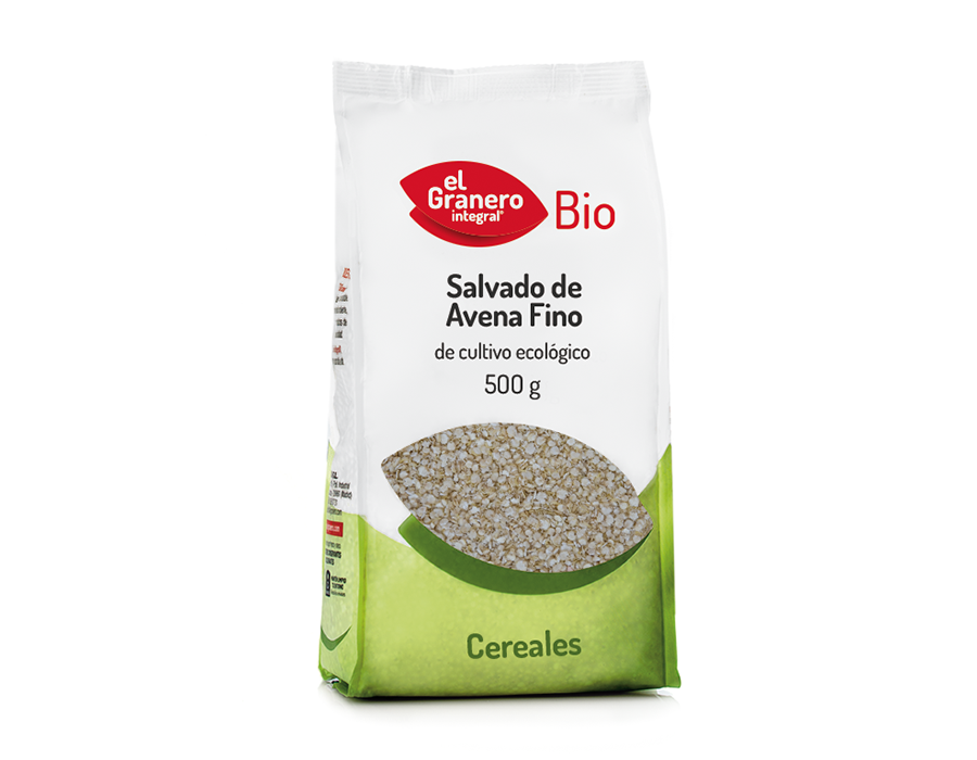 Salvado Avena Fino Bio 500g El Granero